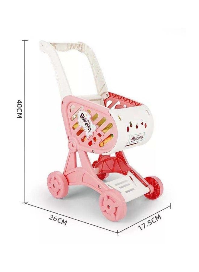 Vixplorn Baby shopping trolley, baby's first ‘mini-mart’, play and learn, unlock the little life, easy to install, parent-child interaction. - Image 2